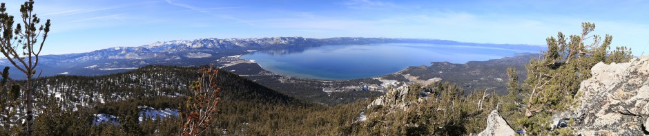 Lake Tahoe von oben